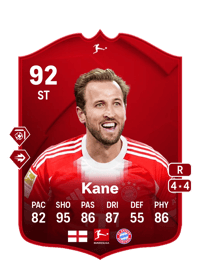 Harry Kane POTM Bundesliga 92 OVR