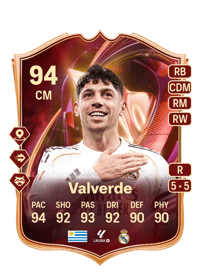 Federico Valverde TOTS Champions 94 OVR