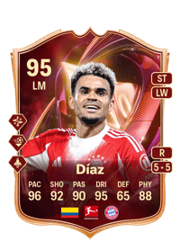 Luis Díaz TOTS Champions 95 OVR