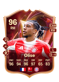 Michael Olise TOTS Champions 96 OVR