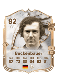 Franz Beckenbauer Icon 92 OVR