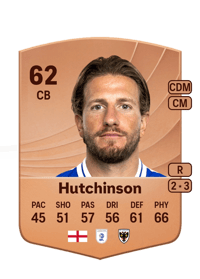 Sam Hutchinson Common 62 OVR