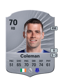 Séamus Coleman Rare 70 OVR
