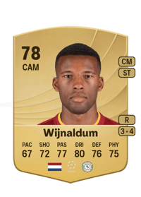 Georginio Wijnaldum Common 78 OVR