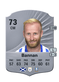 Barry Bannan Rare 73 OVR