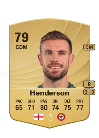 Jordan Henderson Common 79 OVR