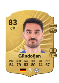 İlkay Gündoğan Rare 83 OVR