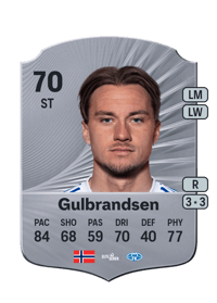 Fredrik Gulbrandsen Rare 70 OVR