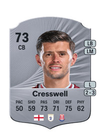 Aaron Cresswell Rare 73 OVR