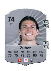 Steven Zuber Rare 74 OVR
