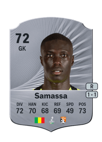Mamadou Samassa Rare 72 OVR
