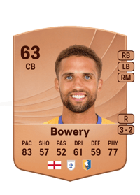 Jordan Bowery Common 63 OVR