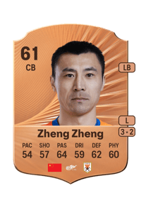 Zheng Zheng Rare 61 OVR