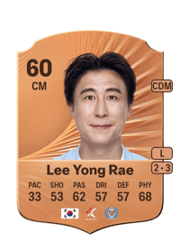 Lee Yong Rae Rare 60 OVR