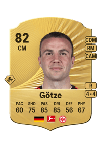 Mario Götze Rare 82 OVR