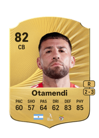 Nicolás Otamendi Rare 82 OVR