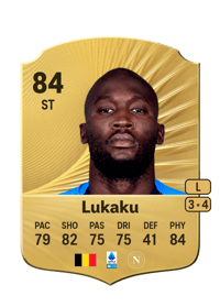 Romelu Lukaku Rare 84 OVR