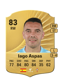 Iago Aspas Rare 83 OVR