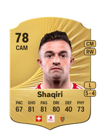 Xherdan Shaqiri Rare 78 OVR