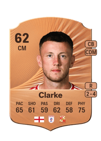 Ollie Clarke Rare 62 OVR
