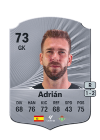 Adrián Rare 73 OVR