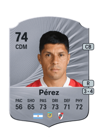 Enzo Pérez Rare 74 OVR