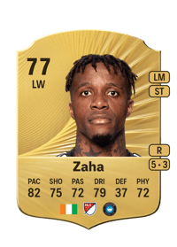 Wilfried Zaha Rare 77 OVR