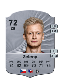 Jaroslav Zelený Rare 72 OVR