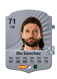 Ilie Sánchez Rare 71 OVR