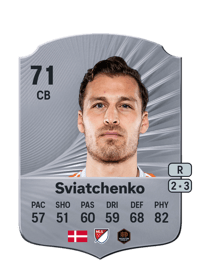 Erik Sviatchenko Rare 71 OVR