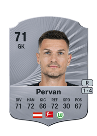 Pavao Pervan Rare 71 OVR