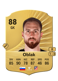Jan Oblak Rare 88 OVR