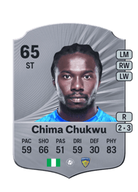 Daniel Chima Chukwu Rare 65 OVR