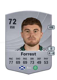 James Forrest Common 72 OVR