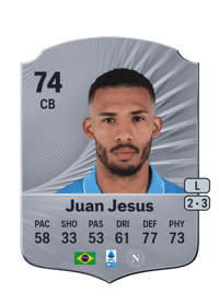 Juan Jesus Rare 74 OVR