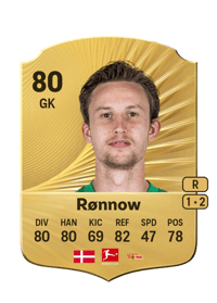 Frederik Rønnow Rare 80 OVR