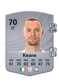 Will Keane Common 70 OVR