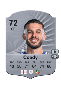 Conor Coady Rare 72 OVR