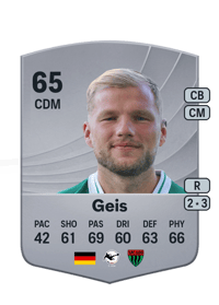 Johannes Geis Common 65 OVR