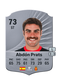Abdón Prats Rare 73 OVR