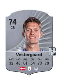 Jannik Vestergaard Rare 74 OVR