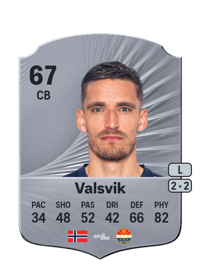 Gustav Valsvik Rare 67 OVR