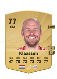 Davy Klaassen Common 77 OVR