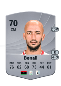 Ahmad Benali Common 70 OVR