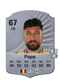 Paul Papp Rare 67 OVR