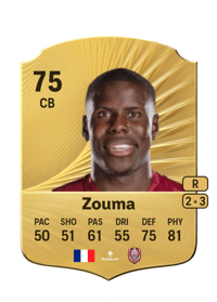 Kurt Zouma Rare 75 OVR