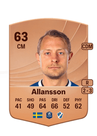 Joel Allansson Common 63 OVR