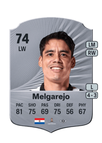 Lorenzo Melgarejo Rare 74 OVR
