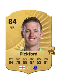 Jordan Pickford Rare 84 OVR
