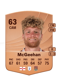 Cameron McGeehan Common 63 OVR